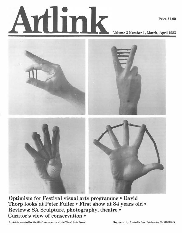 Issue 3:1 | March 1983 | Artlink 3:1
